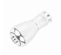 Keenso Pomo de Palanca de Cambios Pomo de Palanca de Cambios de Aleación de Aluminio, 5 Velocidades, con Adaptadores de 8 Mm, 10 Mm, 12, Fácil Agarre, Reemplazo Directo para Interior Manual o