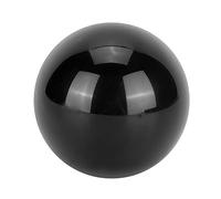 Keenso Pomo de Palanca de Cambios Universal de Acrílico con Bola Redonda, Color Negro, Reemplazo Directo, Tacto Suave, Actualización Decorativa para Conductores de Automóviles Automáticos