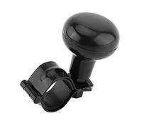 Keenso Pomo universal para volante, bola de volante, perilla de dirección de coche, bola negra para coche, camión, tractor