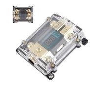 Keenso Portafusible de Metal y ABS, Portafusible para Audio Digital LED,