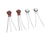 Keenso Portalámparas de Luz Trasera, 4 Paquetes Precableados 3157 3156 Portalámparas con Plástico ABS Resistente Al Agua, para 1500 2500 3500HD Venture Montan Envoy 1999 2007