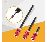 Keenso Portapuntas de Acero Al Cromo Vanadio para Destornilladores Eléctricos y Neumáticos - Sostiene las Brocas de Forma Segura con un Imán Fuerte - Ideal para Tornillos de Difícil Acceso