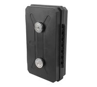 Keenso Portor de Caja Magnética Cubierta para el Organizador de Seguridad de Automóviles 19x12.5x4.7 Cm, Material ABS para el Uso de áreas para el Hogar y Al Aire Libre