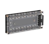 Keenso Potente Concentrador Divisor LED de Argb RGB para, Placas Base, Gestión de Cables Conveniente con Fuente de Alimentación Estable