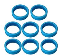 Keenso Precise Equipaje Maleta Cubiertas de Ruedas con Cancelación de Ruido y Amortiguación para Protector de Ruedas de Muebles, 8 Piezas Cubiertas de Giratorias de Silicona para Maletas con, Se