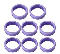 Keenso Precise Equipaje Maleta Cubiertas de Ruedas con Cancelación de Ruido y Amortiguación para Protector de Ruedas de Muebles, 8 Piezas Cubiertas de Giratorias de Silicona para Maletas con, Se