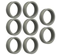 Keenso Precise Equipaje Maleta Cubiertas de Ruedas con Cancelación de Ruido y Amortiguación para Protector de Ruedas de Muebles, 8 Piezas Cubiertas de Giratorias de Silicona para Maletas con, Se