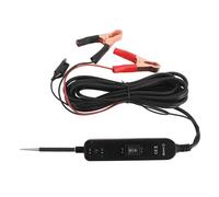 Keenso Probador de Circuitos Eléctricos para Automóviles, Sonda de Circuito de Potencia de 6 A 24 V con Protección contra Cortocircuitos y Corriente de Interrupción de 7 A, para (BLACK)