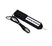 Keenso - Probador de tensión de valla eléctrica impermeable de 10 KV con 6 luces indicadoras luminosas para ganado