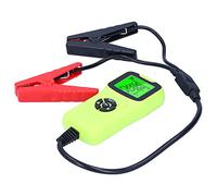 Keenso Probador digital de batería LCD, analizador de voltaje y CCA, perfecto para pruebas de baterías de coche, material ABS (verde)