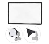 Keenso Profesional Plata Interior Softbox Difusor Cámara Flash Luz Calidad de Luz Más Suave Herramienta de Fotografía Duradera para Equipos de 7.9x11.8 Pulgadas