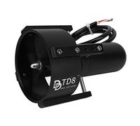 Keenso Propulsor Subacuático Hélice Subacuática de Aleación de Aluminio Motor sin Escobillas Completamente Sellado de 33 V Salida de 8 Kg para Uso en Scooter Submarino con Hidroala de Barco ROV RC