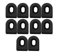 Keenso Protector Bielas, 5 Pares Protector Silicona para Proteger Las Bielas de Bicicleta(Negro)