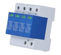 Keenso Protector de CA de Alta Seguridad 4P 40 KA 35 -mm Dispositivo de Instalación de Riel con Desbordamiento y Protección contra Sobretensión para Uso Doméstico