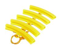 Keenso - Protector de llanta de cambiador, 5 unidades para llantas de cambio de neumáticos, protección para llantas de 15 cm, color amarillo