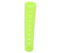 Keenso Protector de manguera con regulador de respiración de PVC, 94 mm de longitud, 12,6 mm de diámetro, diseño de ventilación autodrenante para proteger el equipo de buceadores (amarillo)
