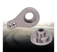 Keenso Protector Servo 25T Aleación de aluminio, Brazo Servo Coche RC, Mecanizado de Precisión NC, Pieza de Actualización 8g para Control de Dirección en Modelos 12428 12423