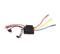 Keenso RC Brushless ESC 60A, Controlador Electrónico de Velocidad a Prueba de Agua con Pico de 320A y BEC Ajustable 5.8V 3A para Barco de Control Remoto 1/10