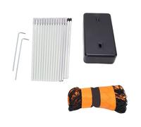 Keenso Red de Bádminton Portátil, Configuración Rápida, Liviano y Portátil, Tamaño Estándar Multi Propósito Sets para Patios Traseros, Adecuados para Playa, Picnic de Patio Trasero (Orange)