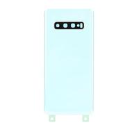 Keenso Reemplazo de Cubierta de Vidrio de Espalda S10+Plus Singsless con un Conjunto Completo para una Instalación Conveniente para la Cubierta de la Puerta de Vidrio Trasero del Teléfono (White)