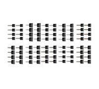 Keenso Reemplazo de Tacón de Hierro TPU 80pcs Consejos Multisización para Accesorios de Reparación de Zapatos para Mujeres