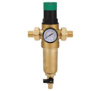 Keenso Regulador de Presión de Agua Válvula Duradera Precisa para de Filtración de Latón de Plomería Doméstica, Diseño Compacto, Fácil Instalación, 1 Unidad (3/4 pulgada (DN20))