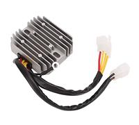 Keenso Regulador de Voltaje de Motocicleta de 12 V, Estabilizador de Voltaje de Aleación de Aluminio con Estable para GT 380 550 750 y TS 400 1972 1977