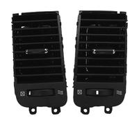 Keenso Rejilla de Salida de CA Lateral del Tablero, 1 par de Salida de Rejilla de Ventilación de CA Lateral de la Consola Central Flujo de Aire Mejorado Reemplazo de Apariencia