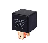 Keenso Relé de coche, DC 12 V 5 pines Relés Corriente 80 A Carga para Vehículo Vehículo Barco Camión AMP SPDT