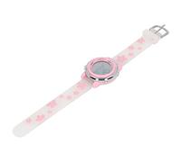 Keenso Reloj de Dibujos Animados en 3D, Relojes Deportivos Digitales para Niñas de Escala Clara para la Escuela (Blanco)