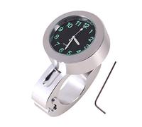 Keenso Reloj de Moto Manillar, Reloj Aluminio para Moto Custom para Manillar 7/8" a 1"