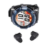 Keenso Reloj Elegante con los Auriculares de Botón, Perseguidor Smartwatch de la Aptitud de NFC de la Pantalla de 1,52 Pulgadas para iOS Android (Blue)