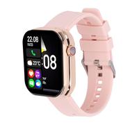 Keenso Reloj Inteligente con Auriculares, Reloj de Seguimiento de Ejercicios con Pantalla HD de 2,02" con Auriculares Inalámbricos para Android iOS (Gold)