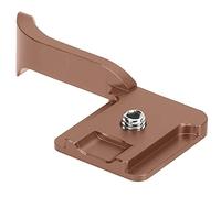 Keenso Reposapiés para Zapata, Material de Aleación de Aluminio, Empuñaduras para Pulgares para //E1, Diseño Práctico de Sujeción Cómoda (Brown)