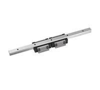 Keenso Riel Lineal de 300 Mm Rodamiento de Alta Compatibilidad Acero HGR15 Movimiento Suave para Máquina CNC, Equipo de Automatización, Robot 1 X Riel Guía Lineal