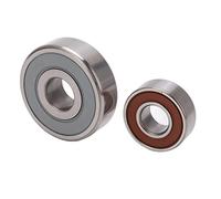 Keenso Rodamientos de Bolas de Alternador para 1500 2500 3500 5.7L V8 2003-2006, Paquete de 2 Repuestos con OE F00M990434 F00M990405, 0.591 X 1.378 X 0.512 in, 0.669 2.047 0.630 in