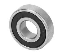 Keenso Rodamientos rígidos de bolas, rodamientos en miniatura duraderos sellados de goma, juego de 10 piezas para proyectos mecánicos, diámetro interior de 7 mm, diámetro exterior de 17 mm (698-2RS