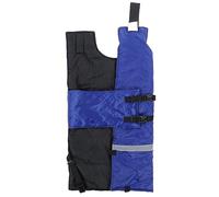 Keenso Ropa Cálida de Tela Oxford para Terneros de Vaca con Rayas Reflectantes para Terneros Recién Nacidos, Mejora la Tasa de Supervivencia, Azul, 85x70 Cm, 1 Paquete, Adecuado para