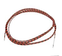 Keenso Rosherente de Alambre de Alambre de de Acero de 10 M con 2 Accesorios de Cable para la Instalación de Alimentación de Telecomunicaciones (15m (incluidos dos arneses de cable))