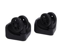 Keenso Rueda de Maleta de Equipaje, 1 par de Absorción de Amortiguadores Silenciosos con Ruedas de Troncal Universal para Reemplazo