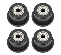 Keenso Rueda de Rodillo para Máquina de Gimnasio, 4 Piezas de 42 Mm, Rodillo para Equipo de Ejercicio con Rodamientos de Acero Inoxidable para Máquinas de Gimnasio Comerciales, Puertas