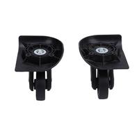 Keenso Ruedas de Maleta, 2 Piezas de Absorción de Amortiguadores Mudos ABS Rotación Universal Raters Reemplazo de Piezas de Repuesto para Z94