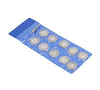 Keenso Ruedas de Molienda Redonda Rueda de Molienda Efectiva para Piedra de Metal de Madera 10 Piezas para Cortar, Moler, Moler, Rescate de Lucha (30 mm)