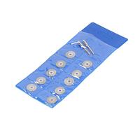 Keenso Ruedas de Molienda Redonda Rueda de Molienda Efectiva para Piedra de Metal de Madera 10 Piezas para Cortar, Moler, Moler, Rescate de Lucha (16 mm)