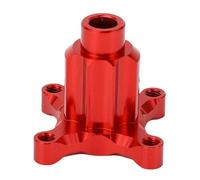 Keenso Salidas Diferenciales RC, Actualización de Aleación de Aluminio para Autos a Escala 1:8, Entrega de Potencia Mejorada y Compatibilidad para Talion, Senton, Typhon, Outcast (Rojo)