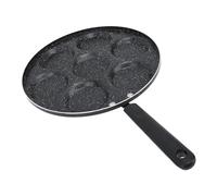 Keenso Sartén antiadherente para huevos, estufa redonda ligera y duradera para la cocina del hogar con mango cómodo para freír huevos fácilmente, estufa universal, suministros para el hogar hechos de