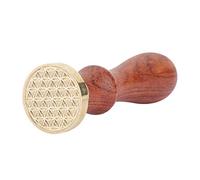 Keenso Sello de Cera, de Madera, Cabeza de Latón, Diseño Retro Clásico para Invitaciones de Boda y Manualidades (Varios sección F: 203)