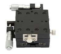 Keenso SEMY60-AS 606040mm Micrómetro XY Eje Ajustable Plataforma de Desplazamiento Manual Mesa deslizante de Etapa Lineal