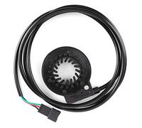 Keenso Sensor de asistencia de bicicleta eléctrica, Accesorios de bicicleta eléctrica Sensor de asistencia Doble Hall 12 Rueda incorporada magnética