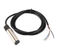 Keenso Sensor de Detección de Reflexión de 4 Hilos Bermos para Objetos Opacos para Objetos Opacos, Trabajo Estable y de para Máquinas Industriales y Robótica de Latón Paquete ABS-1 (BR100-DDT)